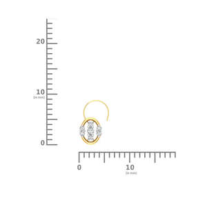 Fiona Diamond <b>Gold</b>-Plated Zircon Lip Face Nosepin Body Jewelry for Wedding Engagement Gift - Product Image 5