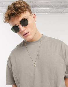 T-shirt en coton de grande taille pour homme, t-shirt ample et oversize avec logo imprimé - Product Image 3