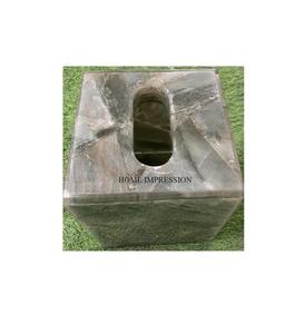 Prime Quality Tissue <b>Box</b> Vintage Design Marble <b>Black</b> Color Napkin <b>Box</b> for Hotel Resorts Cafe Table Decor Tissue <b>Box</b> Rectangle - Product Image 1