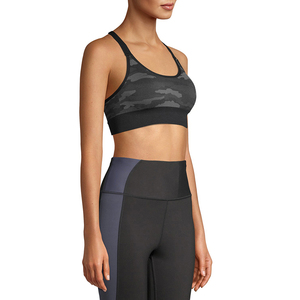 Sujetador deportivo personalizado gimnasio mujeres Top Crop Tube Yoga Tops gimnasio entrenamiento deportes sujetadores sin costuras Scrunch entrenamiento - Product Image 2