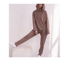 Factory Wholesale Women'S Workout Tracksuit Custom Ladies Sportswear Logo Jogger Tracksuit - Product Image 2