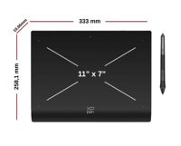 Deco Pro LW 2. Nesil Kablosuz Grafik Tablet 11x7 İnç Çalışma Alanı BT 5.0/Kablolu Bağlantı 5080 LPI Kalem Çözünürlüğü X3