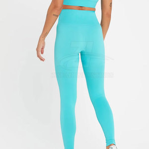 เลกกิ้งออกกำลังกายไร้ตะเข็บสำหรับผู้หญิงเลกกิ้งออกกำลังกายฟิตเนสผู้ผลิตจากปากีสถาน - Product Image 2