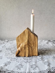 Wooden Six Column <b>Candle</b> Holder Suitable For Home Decor Table Centerpiece And Festive Lighting Handcrafted From India - Product Image 2