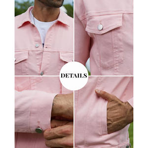 Chaqueta Vaquera para Hombre, Diseño Personalizado, Servicio OEM, Chaqueta de Moda de Invierno, Chaqueta Vaquera Más Vendida para Hombre - Product Image 6