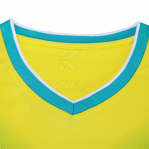 KANEKA SPORTS T-shirt de sport décontracté pour homme, col en V, respirant, séchage rapide, manches courtes, coupe classique, été, 100% polyester - Product Image 3