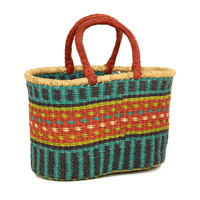 Vente en gros prix direct jonc de mer femmes sacs paniers tissés à la main herbe de mer sac de paille pour femme