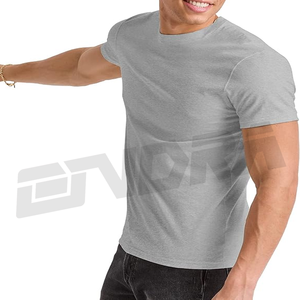 Chemise de sport unie à col rond pour garçons à manches courtes et col rond haut d'entraînement actif vêtements de fitness décontractés t-shirt de sport personnalisé disponible - Product Image 5