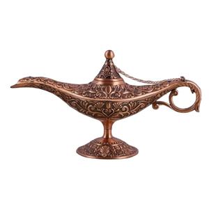 Lámpara de Aladino decorativa de latón de alta calidad con acabado pulido de grabado para decoración del hogar Metal Aladdin Chirag - Product Image 1