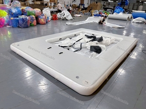 <span class=keywords><strong>Piscine</strong></span> gonflable pour yacht avec filet anti-méduse, <span class=keywords><strong>piscine</strong></span> portable pour bateau, divertissement en mer - Product Image 2