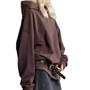 Sudadera Unisex Extra Grande de Invierno, Estilo Vintage, Lavada, con Degradado, Ropa Urbana, Cómoda, Mezcla de Poliéster/Algodón, Ecológica - Product Image 5