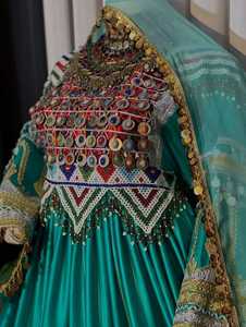Afghani <b>Dress</b> <b>Long</b> <b>Sleeves</b> Afghan <b>Dress</b> Wholesale OEM Attractive Looking Girls Fancy Model Afghani Dancing & <b>Wedding</b> <b>Dresses</b> - Product Image 2