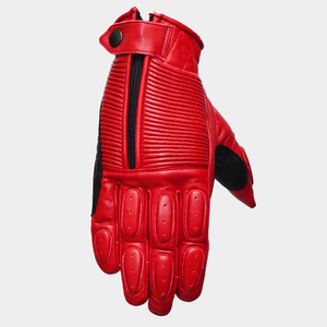 Guantes de Motociclista de Cuero para Café Racers, Ropa Deportiva de Invierno, Paneles Antideslizantes, Equipo de Motociclismo para Deportes al Aire Libre y Carreras en Carretera - Product Image 2