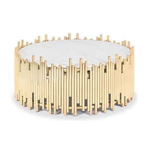 Table basse de qualité supérieure en métal plaqué or de haute qualité et en verre, aspect attrayant, meubles pour la maison et l'hôtel, au prix le plus bas - Product Image 4