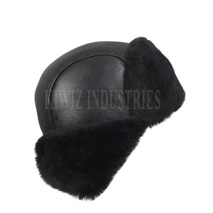 Último diseño Casual Wear Shearling Sombreros de piel de oveja Uso al aire libre Shearling Sombreros de piel de oveja Ropa de calle - Product Image 6