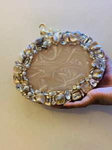 กระเป๋าคลัทช์สำหรับผู้หญิงทำจากยางเรซินหัตถกรรมอินเดีย - Product Image 2