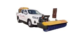 Used Combined <b>Snow</b> <b>Plow</b> De-Icer Truck with 3-in-1 Functions Front-Mounted Snowplow Blade and Engine - Product Image 6