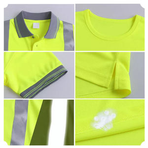 Construcción de alta visibilidad Reflectante para hombre Hi Vis Camisetas Uniformes de construcción Manga larga Hi Vis Camiseta Reflective Road - Product Image 4