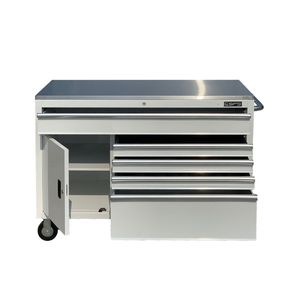 132cm 05 cajones gabinete de herramientas rodantes marca CSPS Material de hierro para Taller de garaje mecánico OEM y ODM almacén de almacenamiento de la industria - Product Image 1