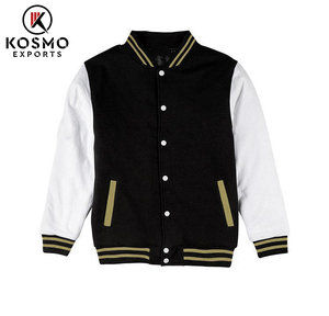 แจ็กเก็ตฤดูหนาวของผู้ชายผ้าฝ้ายผสมสไตล์มหาวิทยาลัยแจ็กเก็ตมีฮู้ดปักลายเย็บปะติดเสื้อเบสบอลวิทยาลัย - Product Image 4