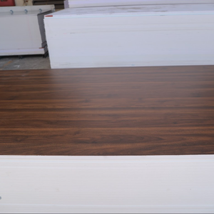 Tablero de espuma de PVC laminado de alta calidad Paneles de grano de madera roja Pitech para fabricación de muebles Moldeado de láminas de plástico - Product Image 3