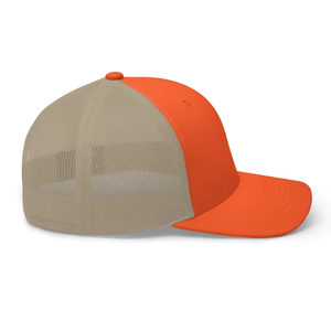 Sombrero de camionero bordado de malla con letras en blanco de alta calidad, sombrero de béisbol de malla hecho a medida, diseña tu propio logotipo, Panel de malla de espuma - Product Image 5