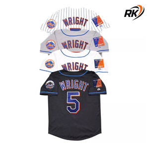 Maillot de baseball respirant personnalisable Vêtements de sport vierges à bas prix avec design et logo noirs brodés sublimés - Product Image 4