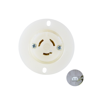 Salida con brida NEMA 5-20NEMA de alta eficiencia Salida con brida de bloqueo aerodinámico para instalaciones profesionales - Product Image 1