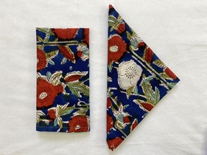 Serviettes de table en tissu de coton, serviettes imprimées à la main, cadeaux de mariage faits à la main, serviettes en tissu, serviettes de table, serviettes de décoration - Product Image 2