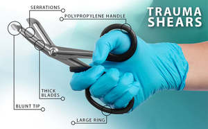 กรรไกรตัดเหล็กแบบตรง (แบบอ่อน/แบบครั้งเดียว) ทำด้วยมือโดยใช้การผ่าตัดแบบ medzora - Product Image 5