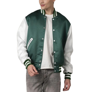 2025 New Arrival Custom Satin <b>Varsity</b> <b>Jacket</b> <b>Varsity</b> <b>Jacket</b> Satin Baseball <b>Bomber</b> <b>Varsity</b> <b>Jackets</b> for Men and <b>Women</b> OEM Serviced - Product Image 6