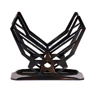 Servilletero de hierro de Color negro elegante hecho a mano, calidad superior, forma personalizada, soporte de papel de seda de aspecto único a la venta - Product Image 1