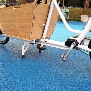 Vélo <span class=keywords><strong>cargo</strong></span> électrique à deux roues pour bébé avec batterie au lithium, vélo familial - Product Image 5