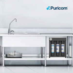 Sistema de Ósmosis Inversa Puricom 1200G Eléctrico Autolimpiante sin Tanque, con Bomba de Acero Inoxidable Incluida, Máquina de Purificación para Hotel - Product Image 6