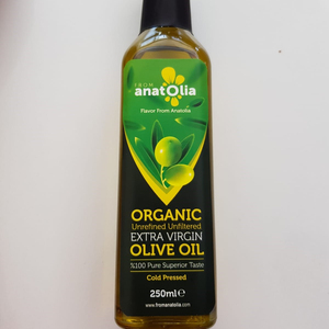 จากอนาโตเลียขวดแก้วสีเหลืองทองธรรมชาติน้ำมันมะกอกบริสุทธิ์บริสุทธิ์ขนาด250มล. - Product Image 1