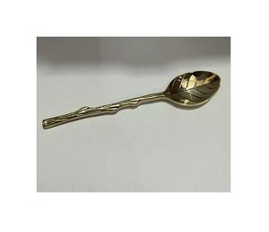 Cuillère en métal et acier inoxydable design personnalisé Cuillères à salade ou à serveur de bonne qualité Ustensiles de cuisine pour la maison et le restaurant Serveur d'outils - Product Image 3