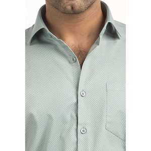 Camisas de Vestir Casuales para Hombre, Corte Moderno, 100% Algodón Popelina, Tinturadas Lisas, Tallas 3XL y 6XL MN-FS-DP25-046 - Product Image 2