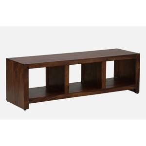 Consola de TV de madera Kelty Sheesham, diseño moderno para sala de estar, televisores de 55 pulgadas, acabado de teca provincial, resistente a los arañazos - Product Image 3