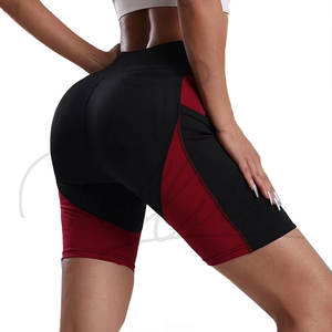 Pantalones Cortos de Compresión para Mujer, Ropa Deportiva Activa, Pantalones Cortos para Correr, Ajuste Regular, Cintura Elástica, Pantalones Cortos de Yoga, Transpirables, Absorbentes de Sudor, para Otoño - Product Image 2