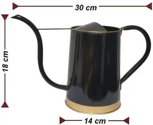Lata de agua de diseño elegante, latas de agua de Metal con acabado de Color negro con mango, uso en jardín interior y exterior, caña de agua galvanizada - Product Image 2