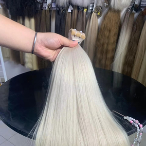Extensiones de cabello humano crudo de estilo liso y recto con textura sedosa para cinta de exportación, superventas de Vietnam - Product Image 1