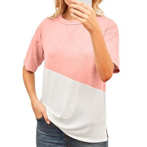 Meilleur prix T-shirts à col rond Slim Fit pour femmes légères Marque privée pour une utilisation quotidienne et extérieure quantité minimale de commande bas Meilleure vente! - Product Image 3