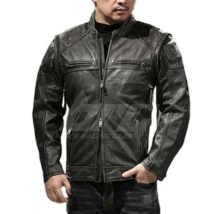 Venta caliente Diseño único Moto Chaqueta de cuero Fabricante de Pakistán Moto Chaqueta de cuero de invierno - Product Image 4