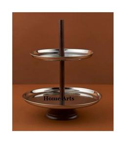 แท่นวางเค้กผลไม้อะลูมิเนียมและสแตนเลสสตีลดีไซน์ยอดนิยมรูปทรงกลม - Product Image 5