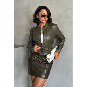 Chaquetas de Cuero para Mujer al por Mayor - Ropa Exterior Moderna de Alta Calidad - Product Image 5