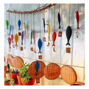 Handmade Marine Fish Shape Wooden Craft, Unique Ocean Theme Home Decor and Gift Item - Product Image 4