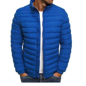 ¡Novedad de 2024! Chaqueta acolchada ligera para hombre, carcasa de nailon de estilo informal con cuello levantado teñido para actividades al aire libre de invierno - Product Image 4