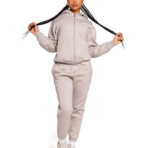 ชุดสเวตเตอร์และฮู้ดสำหรับผู้ชายและผู้หญิงผ้าฟลีซแบบรูดซิปเต็มตัวสำหรับผู้ชายและผู้หญิง - Product Image 2