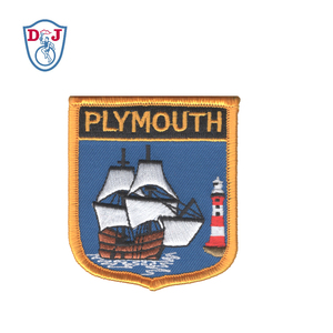 Parches de escudo de bordado personalizados, emblema bordado de hierro para chaquetas - Product Image 5