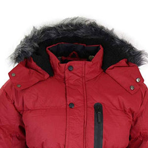 Custom Logo <b>Mens</b> Logo Bubble Puffer Jacket Wholesale Down <b>Coat</b> Detachable <b>Fur</b> Hood Warm Quilted Winter OEM Factory Supplier - Product Image 3